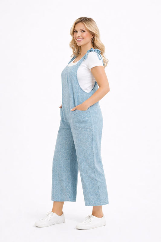 Soft denim dungaree